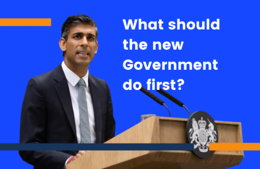 What should the new Government do first?