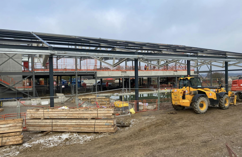 Sharley Park building site in Clay Cross