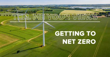 Share your views on getting to net zero